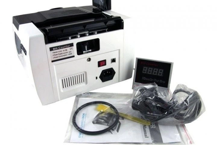 Счетчик купюр BILL COUNTER GR 6200-PRO UV/MG 600-1800 банкнот/мин, УФ детекция, фасовка до 100 банкнот Детектор валют С сортировкой номинала - Фото 2 Счетчик купюр BILL COUNTER GR 6200-PRO UV/MG 600-1800 банкнот/мин, УФ детекция, фасовка до 100 банкнот Детектор валют С сортировкой номинала - изображение 2