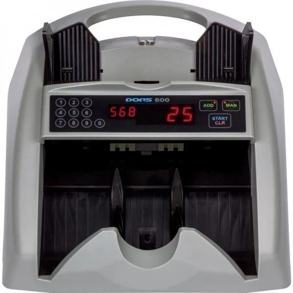 Счетная Машинка Dors 600 UV профессиональный счетный аппарат для банкнот с УФ детекцией и функцией автоматического старта Скоростной счётчик денег с проверкой подлинности купюр - Фото 2 Счетная Машинка Dors 600 UV профессиональный счетный аппарат для банкнот с УФ детекцией и функцией автоматического старта Скоростной счётчик денег с проверкой подлинности купюр - изображение 2