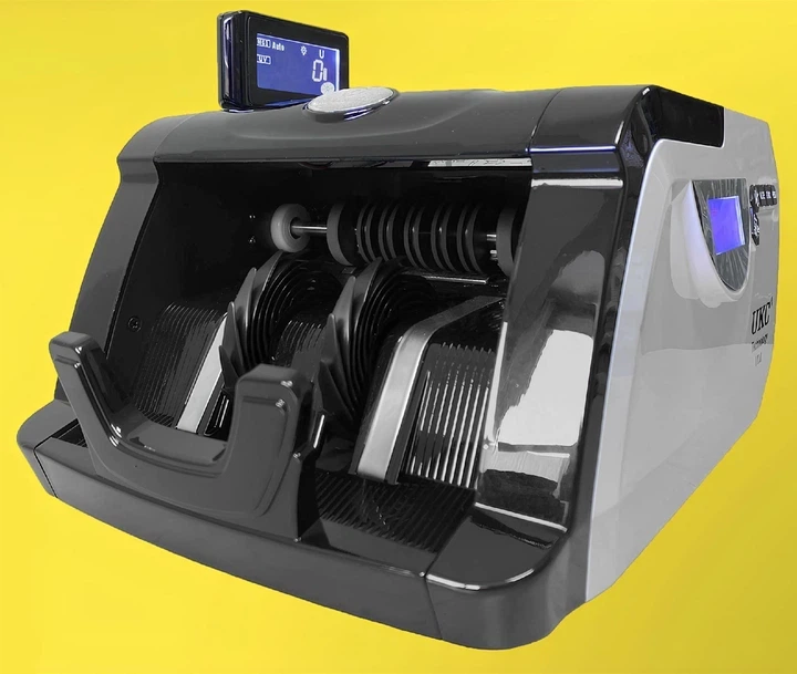 Скоростной Счетчик банкнот Counter PRO GR6200 — аппарат для пересчета валют с функцией контроля подлинности, Автоматический или ручной старт - изображение 2