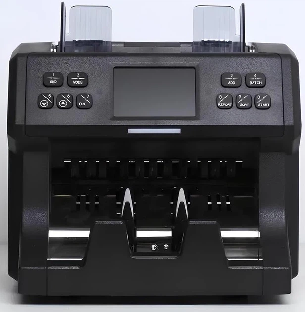 Современная счетная машинка с распознаванием номинала и валюты POS Vector FT700 Аппарат для проверки денег Сортировщик купюр - Фото 5 Современная счетная машинка с распознаванием номинала и валюты POS Vector FT700 Аппарат для проверки денег Сортировщик купюр - изображение 5