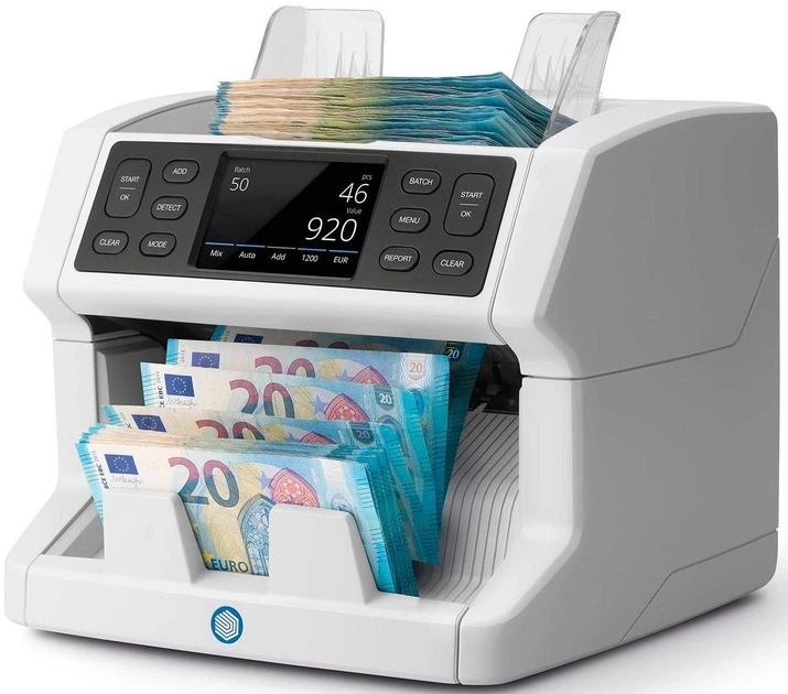 Счетная машинка с многоуровевой проверкой валют на фальш Safescan 2865-S Детекция номинала Банкнот Счётчик денег С детекцией банкнот С сортировкой номинала - изображение 4