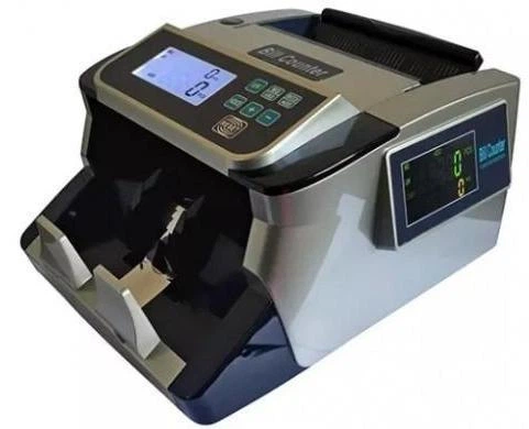 Счетная машинка для купюр Сортировщик Банкнот BILL COUNTER H-8500 UV двойной дисплей с выносным экраном Профессиональный детектор валют С функцией детекции подделок С автоматическим стартом подсчёта - изображение 3