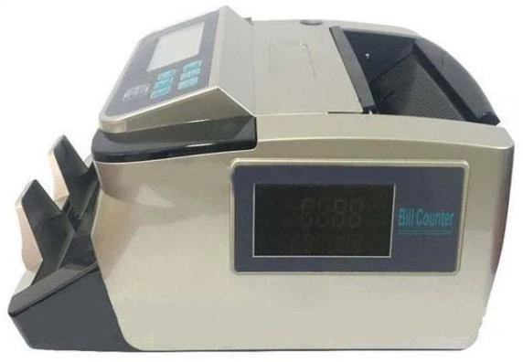 Счетная машинка для купюр Сортировщик Банкнот BILL COUNTER H-8500 UV двойной дисплей с выносным экраном Профессиональный детектор валют С функцией детекции подделок С автоматическим стартом подсчёта - изображение 4
