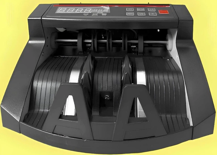 Счетная машинка валют COUNTER PRO-100 UV | Автоматический сортировщик банкнот с детекцией подлинности и суммированием, Скоростной счётчик денег - изображение 3