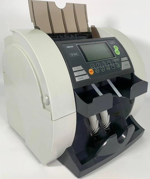 Сортировщик банкнот SBM SB 2000 USD/EUR + Fitness режим Счетная Машинка для проверки купюр, с автоматическим стартом подсчёта, Быстрая проверка - изображение 4