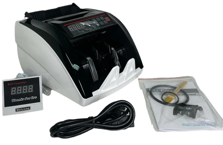 Счетная машинка BILL COUNTER-PRO 5800 | Аппарат для пересчета денег с UV/MG контролем, Счётная машинка с проверкой подлинности купюр - Фото 3 Счетная машинка BILL COUNTER-PRO 5800 | Аппарат для пересчета денег с UV/MG контролем, Счётная машинка с проверкой подлинности купюр - изображение 3