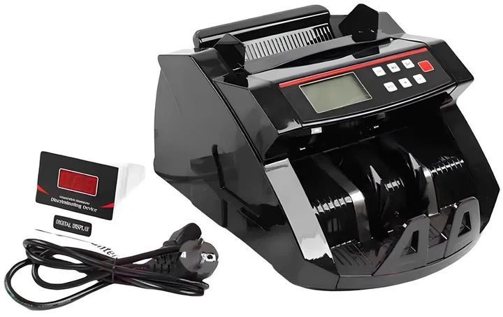 Портативная автоматическая счетная машинка PPEE-3399-Black Мультивалютный счетчик банкнот с переносным дисплеем и фасовкой купюр - Фото 5 Портативная автоматическая счетная машинка PPEE-3399-Black Мультивалютный счетчик банкнот с переносным дисплеем и фасовкой купюр - изображение 5