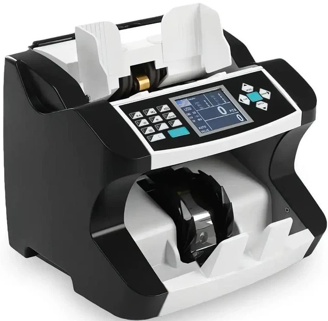 Счетная машинка Wimpex WX-7254 с магнитным и УФ-детектором Счетчик банкнот с проверкой валют, Профессиональный счётчик денег с проверкой подлинности - Фото 4 Счетная машинка Wimpex WX-7254 с магнитным и УФ-детектором Счетчик банкнот с проверкой валют, Профессиональный счётчик денег с проверкой подлинности - изображение 4