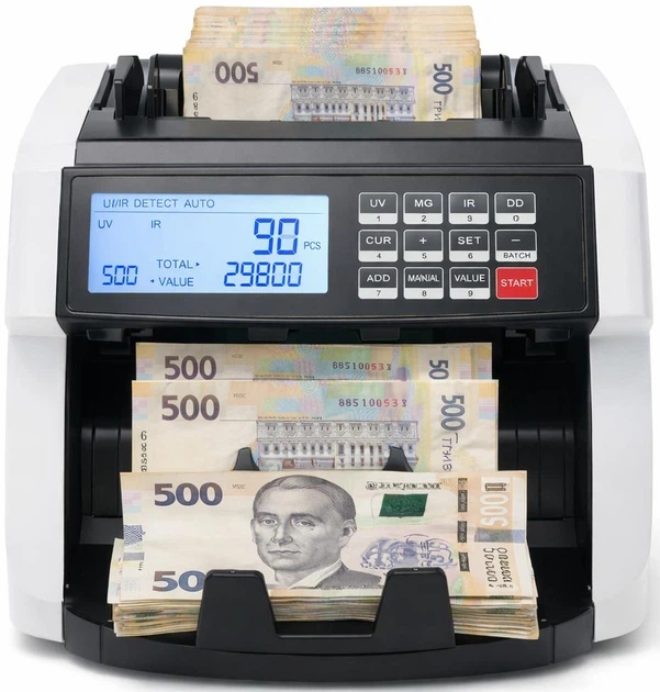 Мультивалютная Счетная машинка MULTI COUNTER Ultra 2026 с функцией проверки банкнот - Сортировщик с контролем подлинности валют для бизнеса - изображение 5