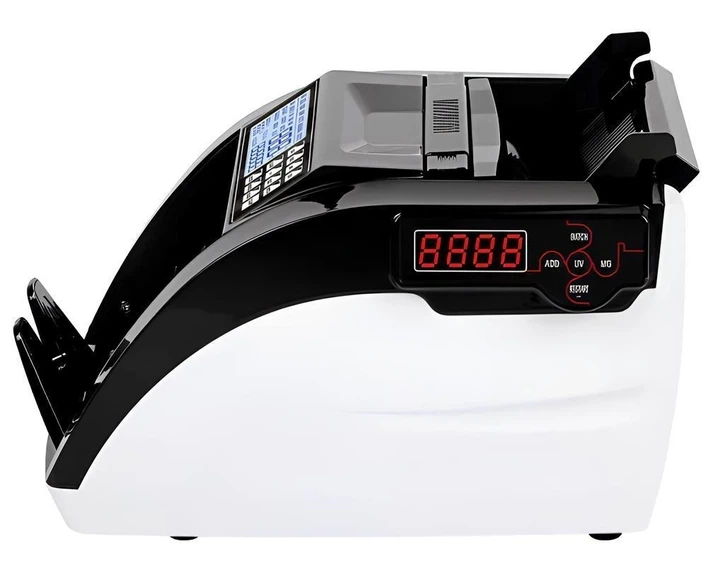 Счётная машинка Bill Counter AL 6100A Белый с UV-детекцией купюр, профессиональный детектор валют - Фото 3 Счётная машинка Bill Counter AL 6100A Белый с UV-детекцией купюр, профессиональный детектор валют - изображение 3