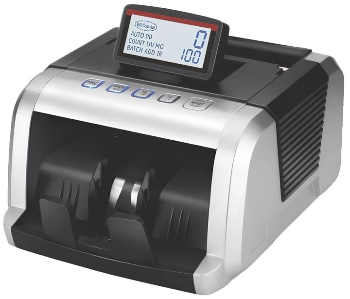 Скоростной Счетчик банкнот XNIDA K-8820 — с функцией детекции подделок, автоматический и ручной старт подсчета, с сортировкой номинала - Фото 3 Скоростной Счетчик банкнот XNIDA K-8820 — с функцией детекции подделок, автоматический и ручной старт подсчета, с сортировкой номинала - изображение 3