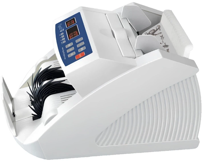 Профессиональный счетчик банкнот NIGACHI NC-600 с UV/MG детекцией подлинности купюр, Автоматическим пересчетом наличных, Распознаванием номиналов и контролем защитных элементов - Фото 3 Профессиональный счетчик банкнот NIGACHI NC-600 с UV/MG детекцией подлинности купюр, Автоматическим пересчетом наличных, Распознаванием номиналов и контролем защитных элементов - изображение 3