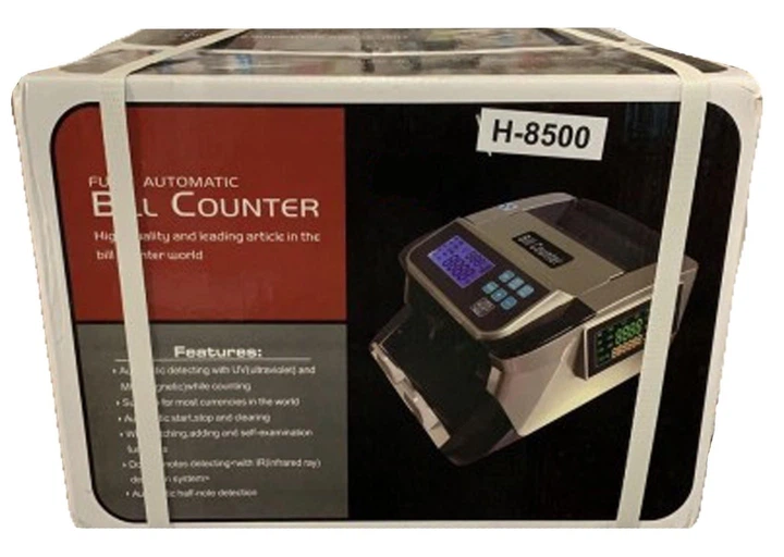 Счетный аппарат BILL COUNTER H-8500 профессиональный счетчик банкнот с ультрафиолетовой детекцией валют Сортировщик банкнот С проверкой подлинности денег Скоростной счётчик денег - Фото 2 Счетный аппарат BILL COUNTER H-8500 профессиональный счетчик банкнот с ультрафиолетовой детекцией валют Сортировщик банкнот С проверкой подлинности денег Скоростной счётчик денег - изображение 2