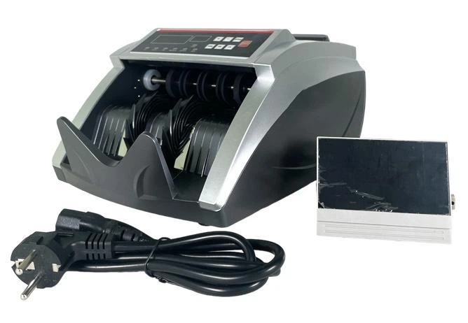 Купюросчетная машина BCASH K-2815 LCD UV/MG, счетчик валют, профессиональный счетчик денег, с проверкой подлинности купюр, с автоматическим стартом подсчёта - изображение 3
