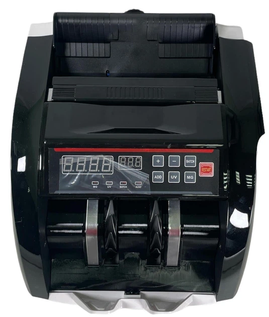 Счётчик купюр BILL COUNTER-PRO 5800 UV/MG Белый с UV и MG проверкой, профессиональный счетчик денег - изображение 3