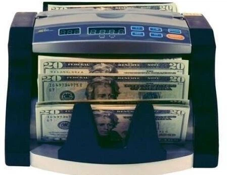 Счетная машинка Royal Sovereign RBC-1100 быстрый перерасчет наличных денег с проверкой банкнот на подлинность Скоростной счётчик денег с автоматическим стартом подсчёта - изображение 2