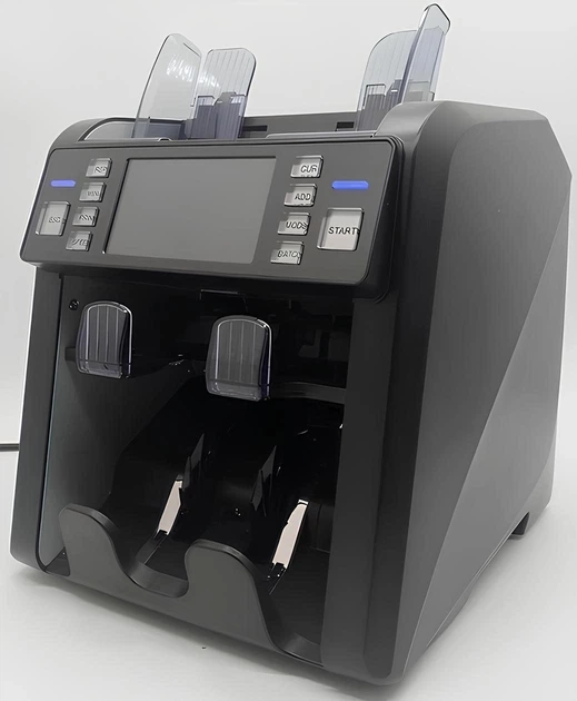 Счётная машинка Bill Counter AL-955A, Мультивалютный Сортировщик банкнот с функцией детекции подделок, с автоматическим стартом подсчёта - изображение 2