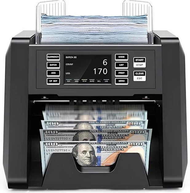Сортировщик валют CashTec N70A – профессиональный счетчик банкнот с поддержкой режима MIX и двойным CIS-сканером С проверкой подлинности денег С детекцией банкнот - Фото 1 Сортировщик валют CashTec N70A – профессиональный счетчик банкнот с поддержкой режима MIX и двойным CIS-сканером С проверкой подлинности денег С детекцией банкнот - изображение 1