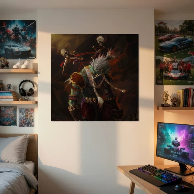 Постер Варкрафт, тролль, орда, World of WarCraft, WoW, A3 30×30 см (id1174) - изображение 2