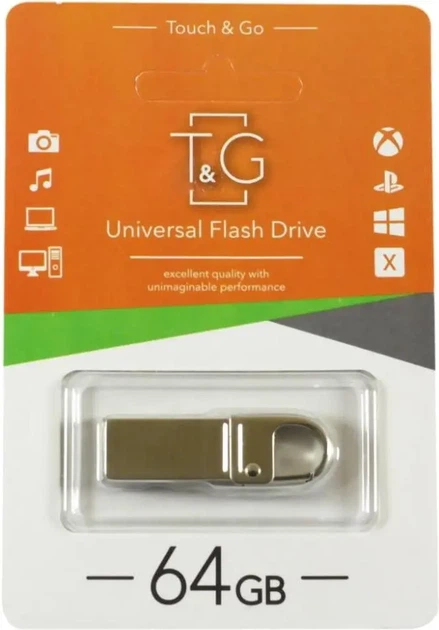 Флешка T&G 027 8GB металева - Фото 4 Флешка T&G 027 8GB металева - изображение 4