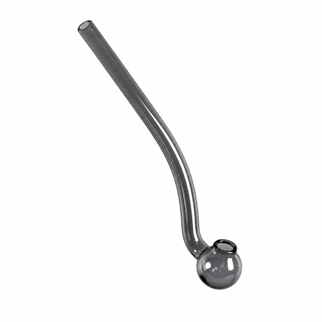 Стеклянная трубка для курения Oil Sherlock Color Gray - изображение 2