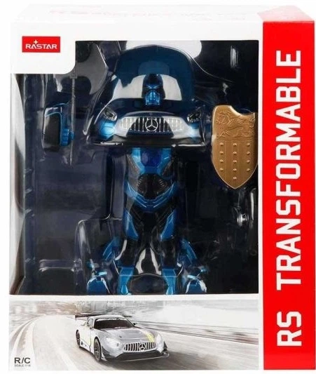 Auto-robot zdalnie sterowany Rastar Mercedes-Benz GT3 transformacja 1:14 74820 (6930751310643) - obraz 4
