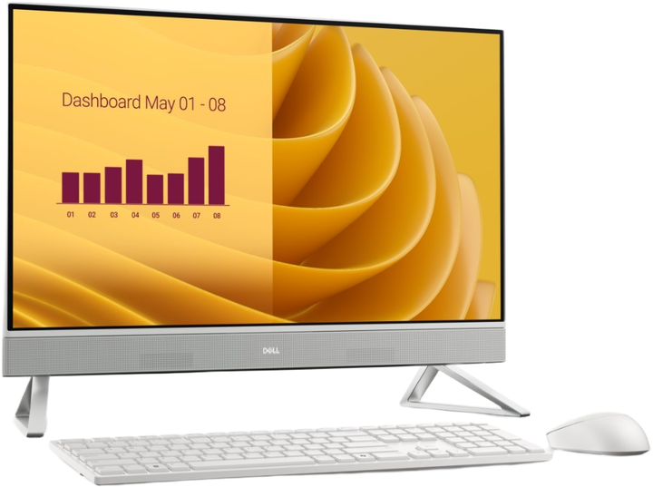 Monoblok Dell 27 EC27250 AIO (EC27250_RPLU-R_007) White - obraz 4