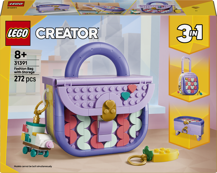 Конструктор LEGO Creator Стильна мистецька сумка з місцем для зберігання 272 деталі (31391) - Фото 1 Конструктор LEGO Creator Стильна мистецька сумка з місцем для зберігання 272 деталі (31391) - зображення 1