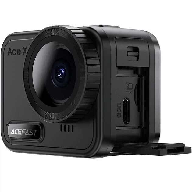 Екшн-камера ACEFAST X1 Водонепроникна IPX8 Відео до 4K Ultra HD, фото до 20 Мп, APP та Wi-Fi, 2.1'' Чорний - изображение 3