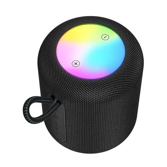 Портативна колонка HOCO HC30 Oceano підсвітка bluetooth Black - изображение 7