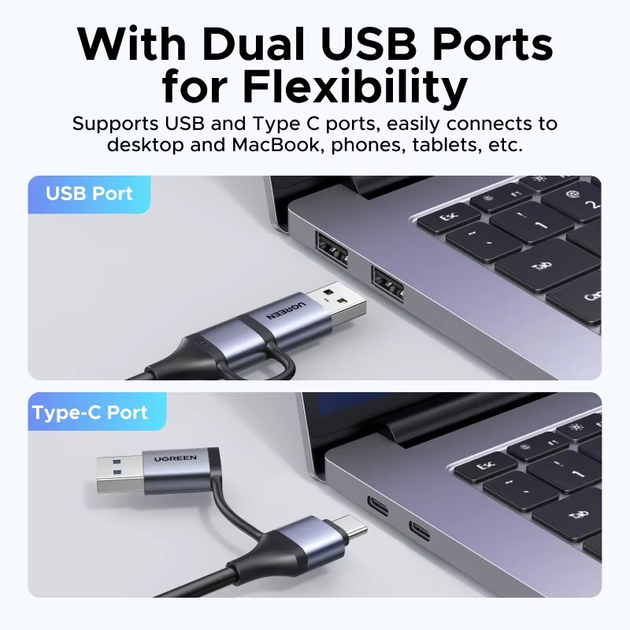 Конвертор сигнала Ugreen CM629 USB-A/Type-C to HDMI 4K 60Hz 2K 30Hz Video Capture Device - изображение 7