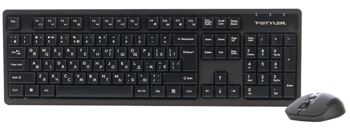 Комплект бездротовий A4Tech FG1200S (Black) - Фото 1 Комплект бездротовий A4Tech FG1200S (Black) - изображение 1