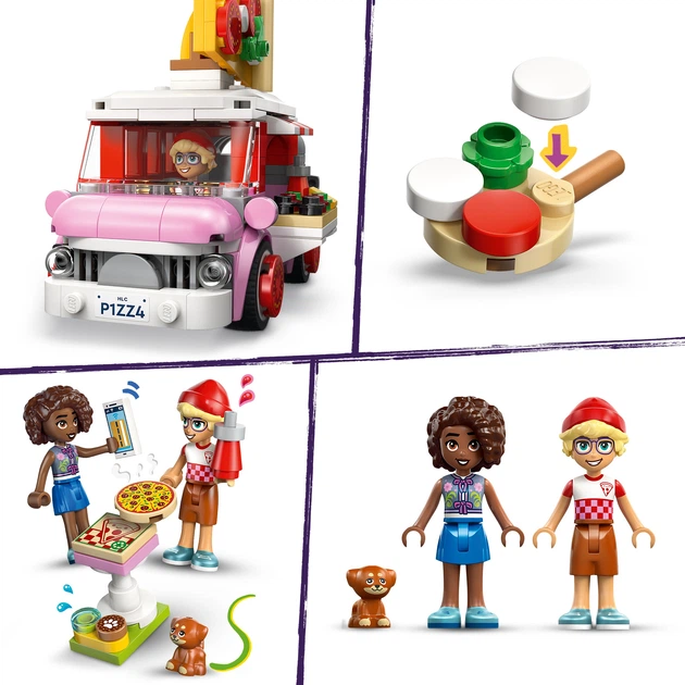 Конструктор LEGO Friends Вантажівка з піцою 190 деталей (42694) - зображення 7