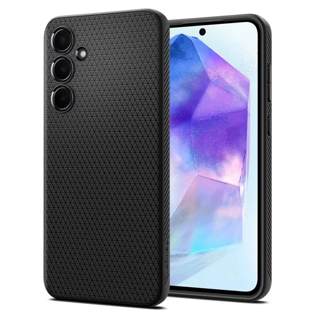 Чохол Spigen Liquid Air для Samsung Galaxy A55 5G (A556) Matte Black (ACS07526) - Фото 1 Чохол Spigen Liquid Air для Samsung Galaxy A55 5G (A556) Matte Black (ACS07526) - зображення 1