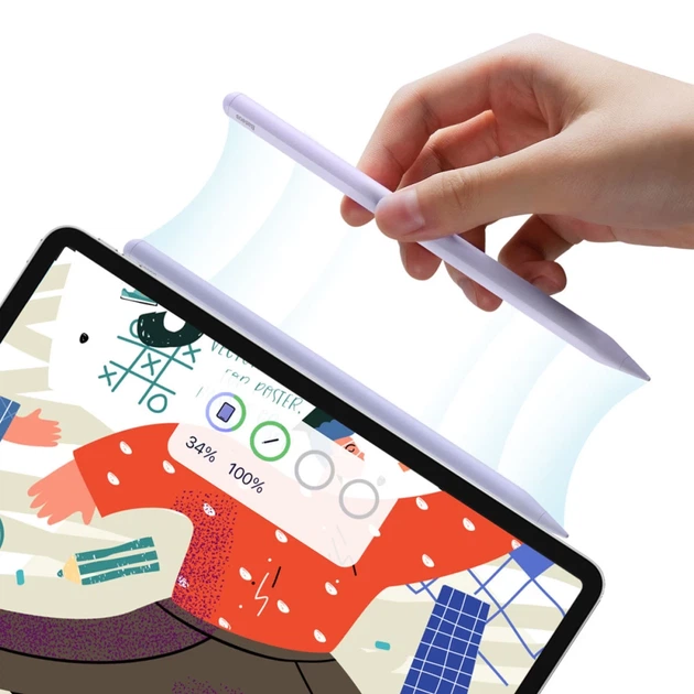 Стилус Baseus Smooth Writing 2 Wireless Charging для iPad Purple (SXBC060105) - изображение 3