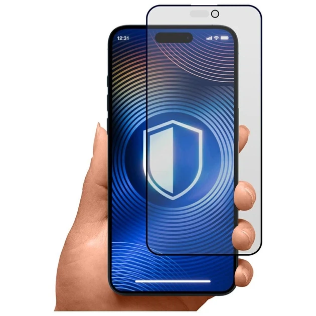 Szkło ochronne 3MK HardGlass Matt Max Privacy do iPhone 16 Pro 5903108604567 (5903108604567) - obraz 8