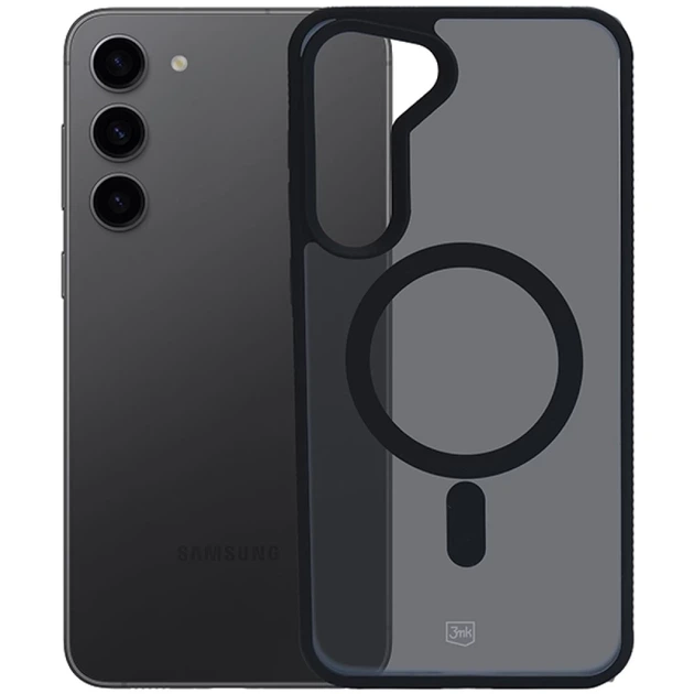 Чехол 3mk Smoke MagCase для Samsung Galaxy S23 with MagSafe (5903108563451) - изображение 9