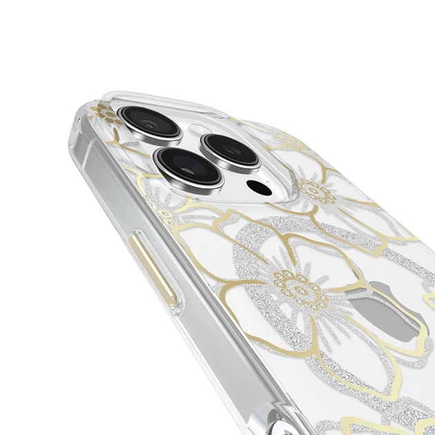 Чехол Case-Mate Floral Gems для iPhone 16 Pro Gold with MagSafe (CM054416) - изображение 8