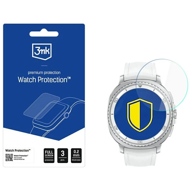 Фото - Чохол і плівка для смартгодинників 3MK Захисне скло Watch Protection FlexibleGlass для Samsung Galaxy Watch 8 Classic