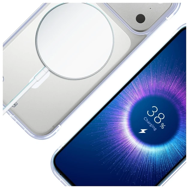 Чехол 3mk Just20g MagCase для iPhone 17 Pro Transparent with MagSafe (5903108664899) - изображение 4