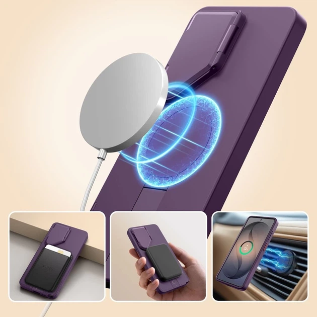 Чехол Tech-Protect Kevlar Aura для Samsung Galaxy S26 Ultra Violet with MagSafe (5906302339716) - Фото 3 Чехол Tech-Protect Kevlar Aura для Samsung Galaxy S26 Ultra Violet with MagSafe (5906302339716) - изображение 3