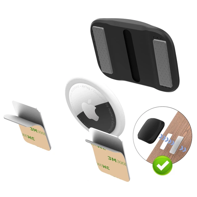 Чехол магнитный Hurtel для AirTag Black (5907769384660) - Фото 8 Чехол магнитный Hurtel для AirTag Black (5907769384660) - изображение 8