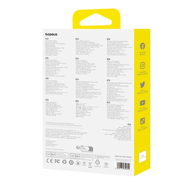 Павербанк Baseus Airpow Lite 10000mAh 15W White (P10067500213-00) - зображення 5