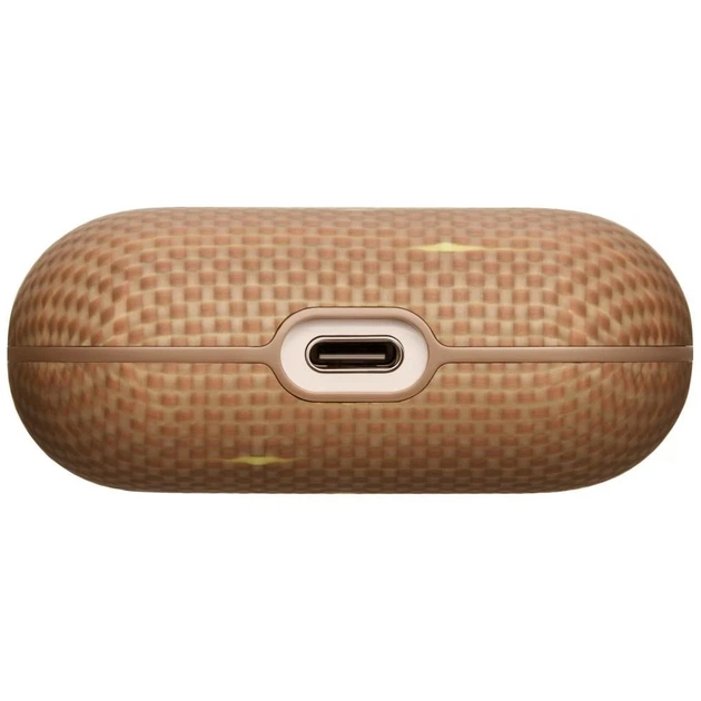 Чехол Pitaka Aramid Fiber для AirPods Pro 3 золотистый (APM2504) - изображение 6