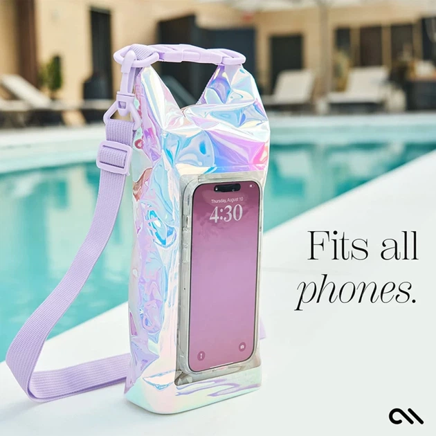 Водонепроникний чохол Case-Mate Waterproof Phone Dry Bag з кишенею для телефону до 7" Soap Bubble (CM052390) - зображення 6