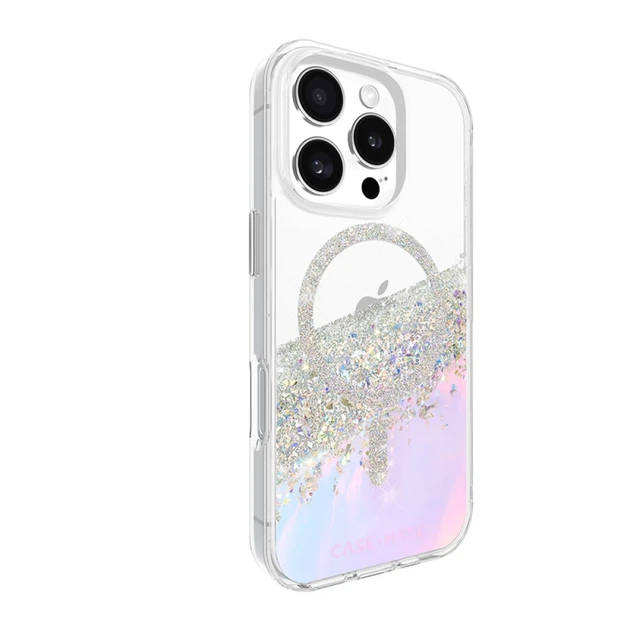 Чехол Case-Mate Karat для iPhone 16 Pro Holographic Soap Bubble with MagSafe (CM054716) - Фото 3 Чехол Case-Mate Karat для iPhone 16 Pro Holographic Soap Bubble with MagSafe (CM054716) - изображение 3