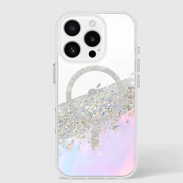 Чехол Case-Mate Karat для iPhone 16 Pro Holographic Soap Bubble with MagSafe (CM054716) - Фото 9 Чехол Case-Mate Karat для iPhone 16 Pro Holographic Soap Bubble with MagSafe (CM054716) - изображение 9