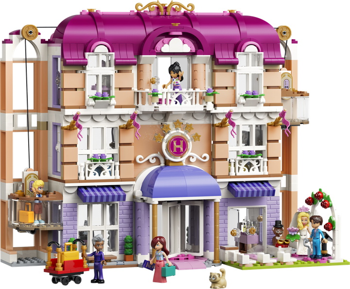 Zestaw klocków LEGO Friends Grand Hotel w mieście Heartlake 1406 elementów (42704) - obraz 2