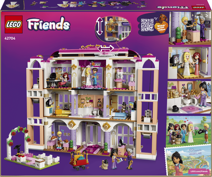 Zestaw klocków LEGO Friends Grand Hotel w mieście Heartlake 1406 elementów (42704) - obraz 9