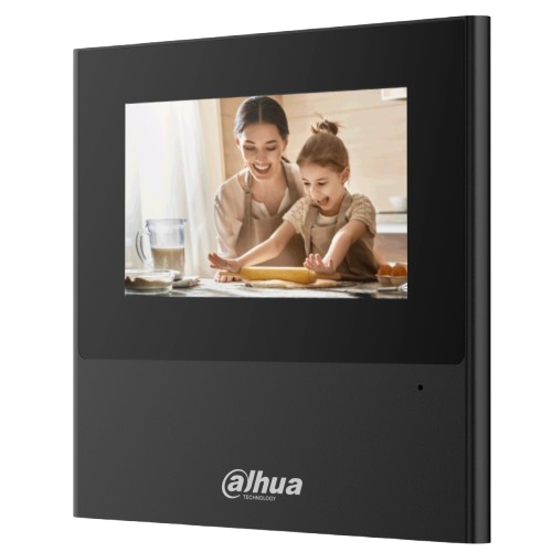 Відеодомофон Dahua DHI VTH2611L WP BE 4.3" Wi Fi 480×272 з мікрофоном Чорний - зображення 2